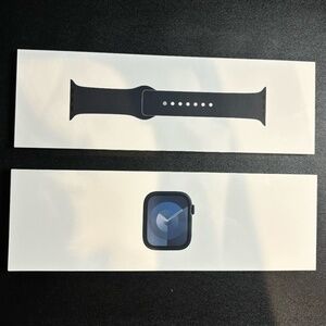 MR9A3LL/A Apple watch series 9 45mm Midnight Al Midnight SB M/L GPS